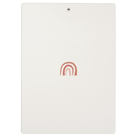 Moderne kalligrafie-scriptfoto klembord (Achterkant)