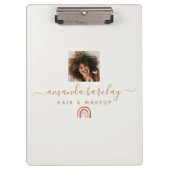 Moderne kalligrafie-scriptfoto klembord (Voorkant)