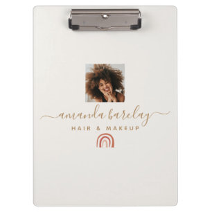 Moderne kalligrafie-scriptfoto klembord