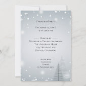 Moderne kalligrafie Seizoen van vreugde Winterbome Kaart (Achterkant)