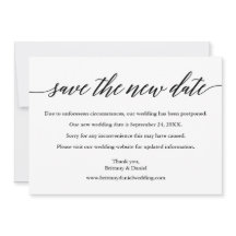 Moderne kalligrafie sparen de Nieuwe Kaart van de 