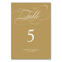 Moderne kalligrafie tijdloze gouden en witte bruil