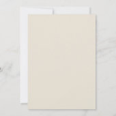 Moderne kalligrafie tijdloze gouden en witte bruil kaart (Achterkant)