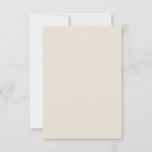 Moderne kalligrafie tijdloze gouden witte QR-code RSVP Kaartje (Achterkant)