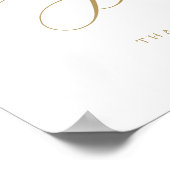 Moderne kalligrafie tijdloze kaarten en geschenken poster (Hoek)