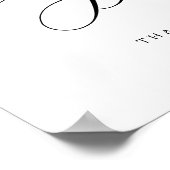 Moderne kalligrafie tijdloze kaarten en geschenken poster (Hoek)