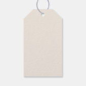 Moderne kalligrafie tijdloze Terracotta bruiloft Cadeaulabel (Achterkant)