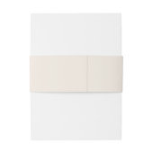 Moderne kalligrafie tijdloze Terracotta bruiloft Uitnodigingen Wikkel (Achterkant Voorbeeld)