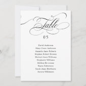 Moderne kalligrafie tijdloze Zitting Grafiek Kaart (Voorkant)