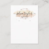 Moderne kalligrafie Veroorbare beeldschermkaart Visitekaartje (Voorkant)