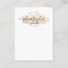 Moderne kalligrafie Veroorbare beeldschermkaart Visitekaartje