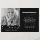 Moderne Kalligrafie Viering van het Leven Programm (Voorkant)