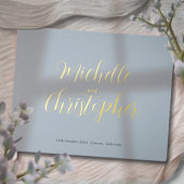 Moderne kalligrafie voor de bruiloft van bruid en  gastenboek