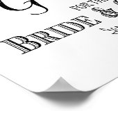 Moderne kalligrafie-weddenschap Sparkler print (Hoek)