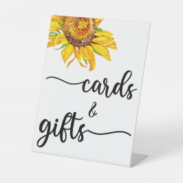 Moderne kalligrafie-weddenschappen en gifts Pedest Reclamebord Met Voetstuk