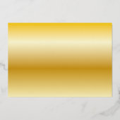 Moderne kalligrafie zwart & Gold 21-dag Folie Uitnodiging (Achterkant)