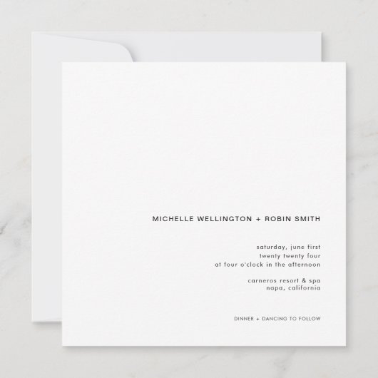 Moderne kalligrafie Zweren om te hebben en te houd Kaart (Achterkant)