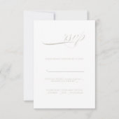 Moderne kalligrafieminimalisme RSVP (Voorkant)