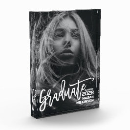 Moderne kalligrafieminimalistische Afstuderen Fotoblokken