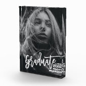 Moderne kalligrafieminimalistische Afstuderen Fotoblokken (Rechts)