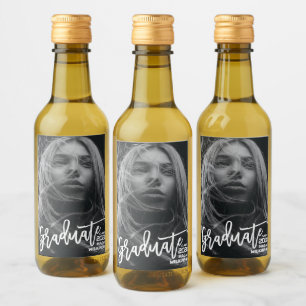 Moderne kalligrafieminimentatie voor volledige fot wijn etiket