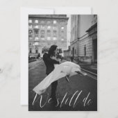 Moderne kalligrafifoto die we nog steeds gebruiken kaart (Voorkant)