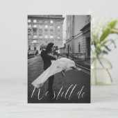 Moderne kalligrafifoto die we nog steeds gebruiken kaart (Staand voorkant)