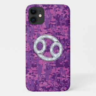 Moderne kankergezwel roze digitale camouflage iPhone 11 hoesje
