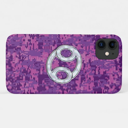 Moderne kankergezwel roze digitale camouflage Case-Mate iPhone case (Achterkant (horizontaal))