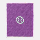 Moderne kankergezwel roze digitale camouflage fleece deken (Voorkant)