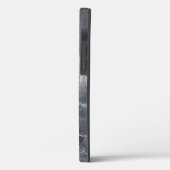 Moderne kankerinloggen in de Silver Metal Style Case-Mate iPhone Case (Achterkant / Links)