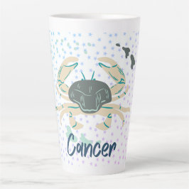 Moderne kankerkrab Zodiac Latte Mok