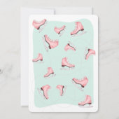 Moderne kant omhoog je schaatsen schaats kaart (Achterkant)