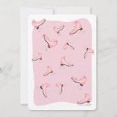 Moderne kant omhoog je schaatsen schaats kaart (Achterkant)