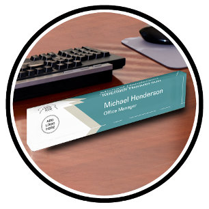 Moderne Kantoor Executive Logo Sjabloon Naambordje