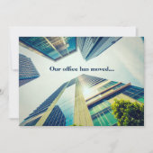 Moderne Kantoor Gebouw Verandering van Adres Verhu Aankondiging (Voorkant)