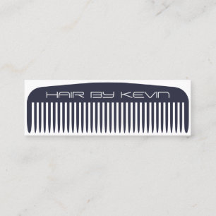 Moderne kapper kam salon branding mini visitekaartje