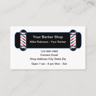 Moderne Kapper Salon Licht Thema Visitekaartje