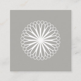 Moderne kapper schaar Logo Vierkante Visitekaartje