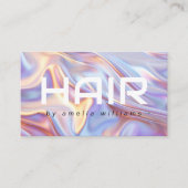 Moderne kapper stylist visitekaartje (Voorkant)