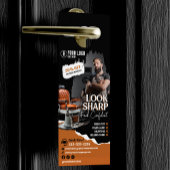 Moderne kappersstoel kapsalon kapster deurhanger