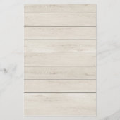Moderne kapsalon service Kaart – houten achtergron (Achterkant)