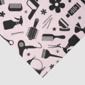 Moderne kapsalon stylist weefsel papier (Detail)