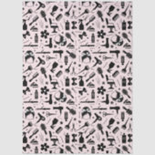 Moderne kapsalon stylist weefsel papier (Voorkant)