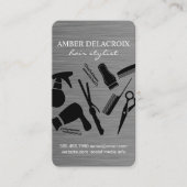 Moderne Kapsalon Visitekaartje (Voorkant)