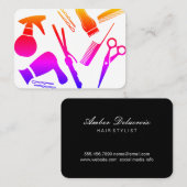 Moderne Kapsalon Visitekaartje (Voorkant / Achterkant)