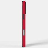 Moderne kardinaal rood monogram Initialen Hedendaa Case-Mate iPhone Case (Achterkant / Rechts)