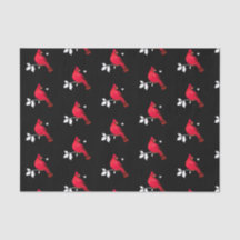 Moderne Kardinaal Vogel Rood Zwart Wit Vakantie