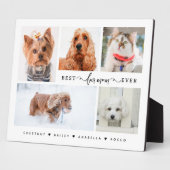 Moderne Kat & Hond Mama Gift Beste Bont Mama Ooit  Fotoplaat (Zijkant)