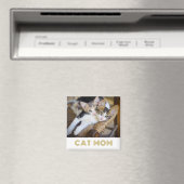 Moderne kat mam foto magneet (Insitu (Vaatwasser))